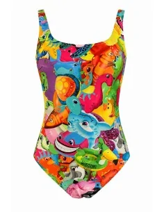 Costume intero con stampa