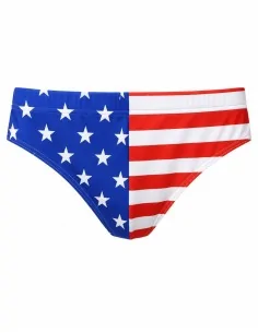 Costume a slip con bandiera e smile