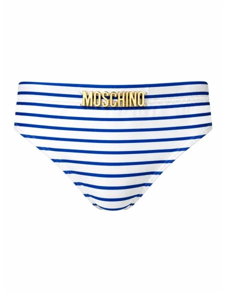 Costume a slip rigato