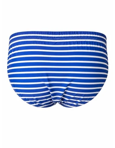 Costume a slip rigato