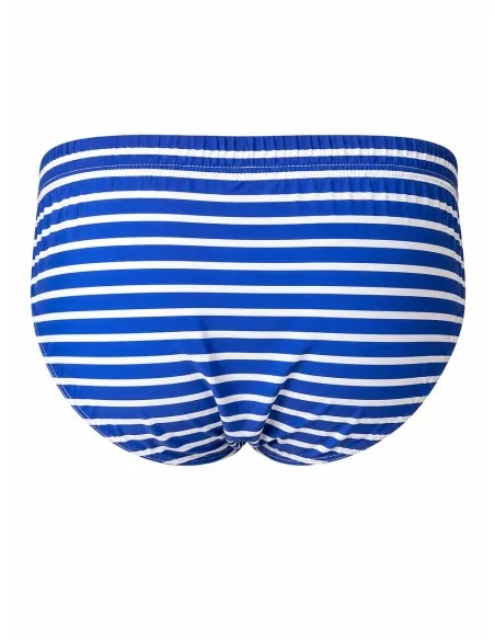 Costume a slip rigato