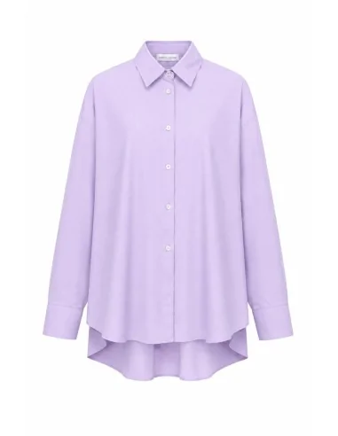 Camicia in popeline over-size