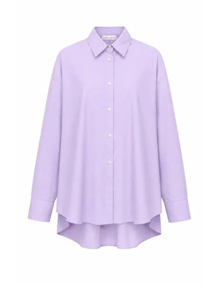 Camicia in popeline over-size