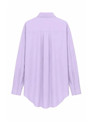 Camicia in popeline over-size
