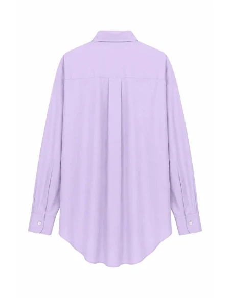 Camicia in popeline over-size