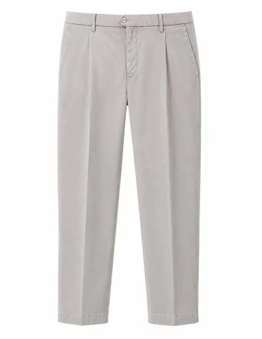 Pantalone in cotone piquet