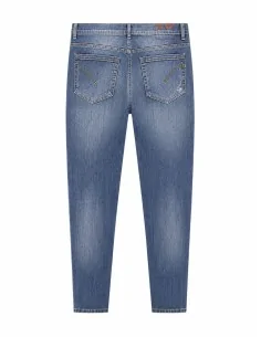 Jeans Blu Scuro Effetto Vissuto 2