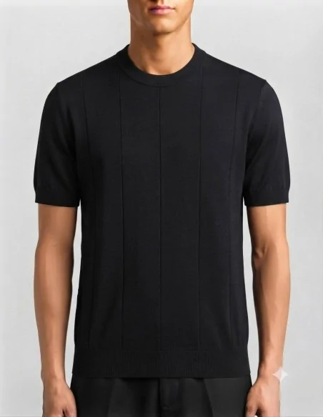 Maglia Paricollo Nera