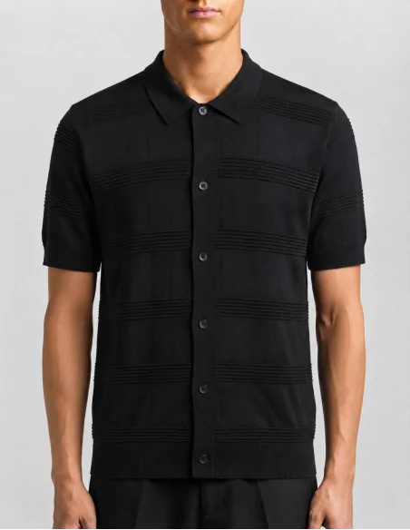 Maglia Cardigan nera