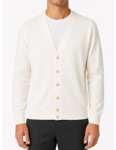 Cardigan con bottoni