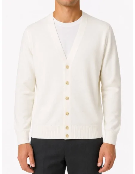 Cardigan con bottoni