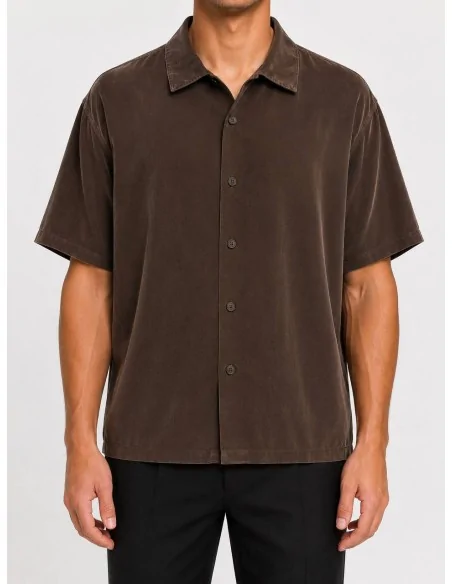 Camicia in cupro