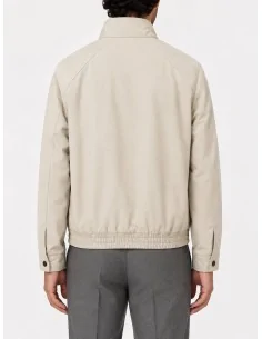 Giubbino beige in cotone 2