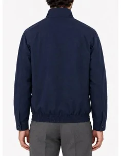 Giubbino blu in cotone 2