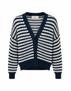 Cardigan traforato