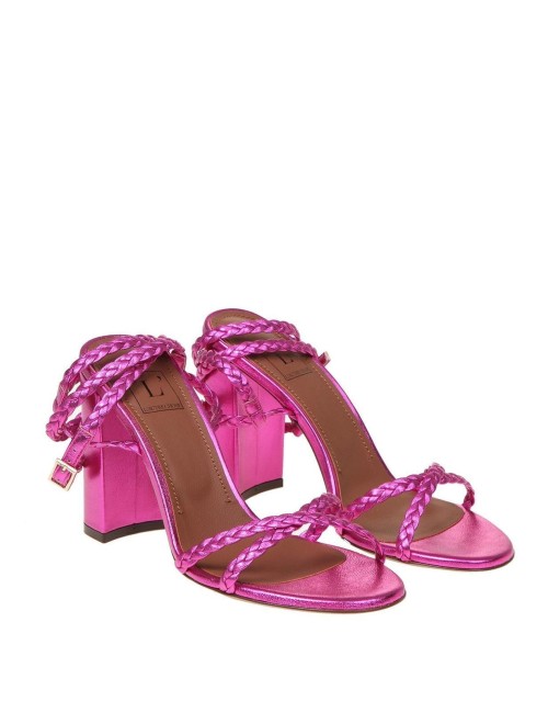 L'AUTRECHOSE Sandalo Fucsia Intrecciato